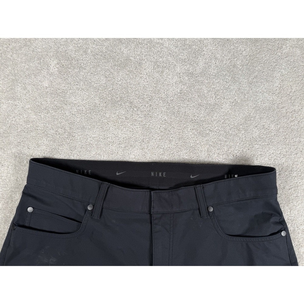 Nike Tour Repel 5-Pocket Slim Golf Pants Mens 34x30 Dri-FIT Black FD5615-010 ** - Picture 4 of 11